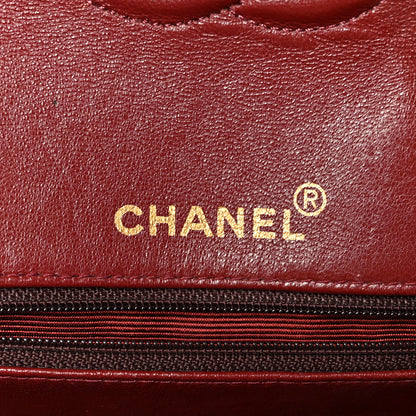 Chanel Lambskin Quilted Medium Double Flap Black 6 of 12