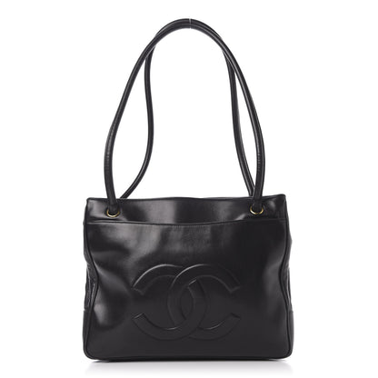 Chanel Lambskin CC Shoulder Bag Black 1 of 11