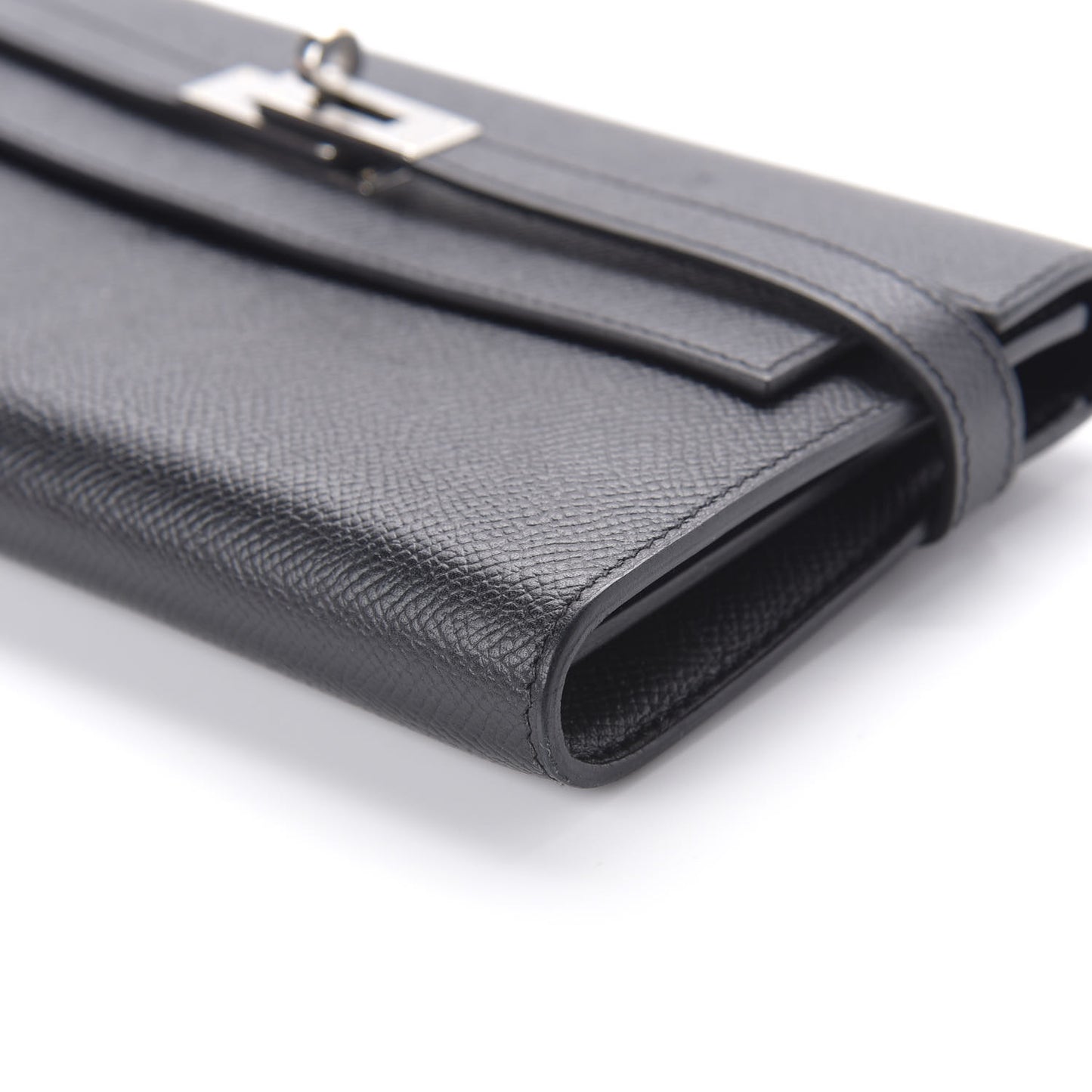 Epsom Kelly Longue Wallet Black