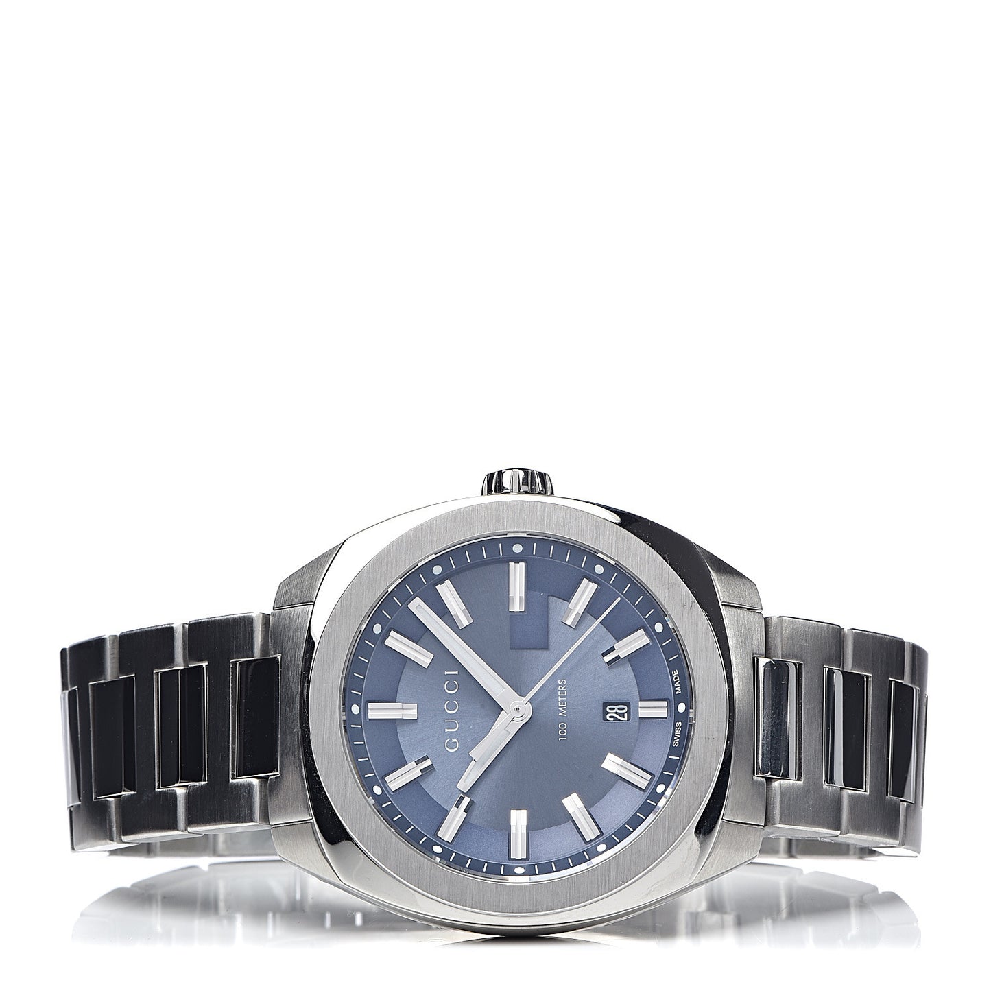 Stainless Steel 40mm GG2570 Quartz Watch Blue