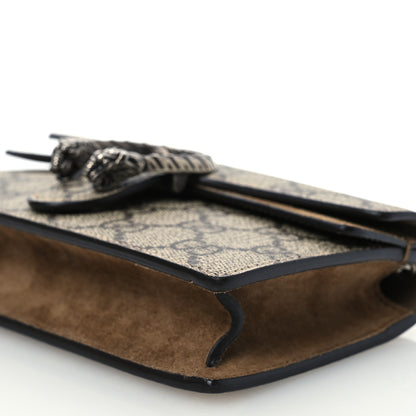 Gucci GG Supreme Monogram Super Mini Dionysus Shoulder Bag Taupe 9 of 12