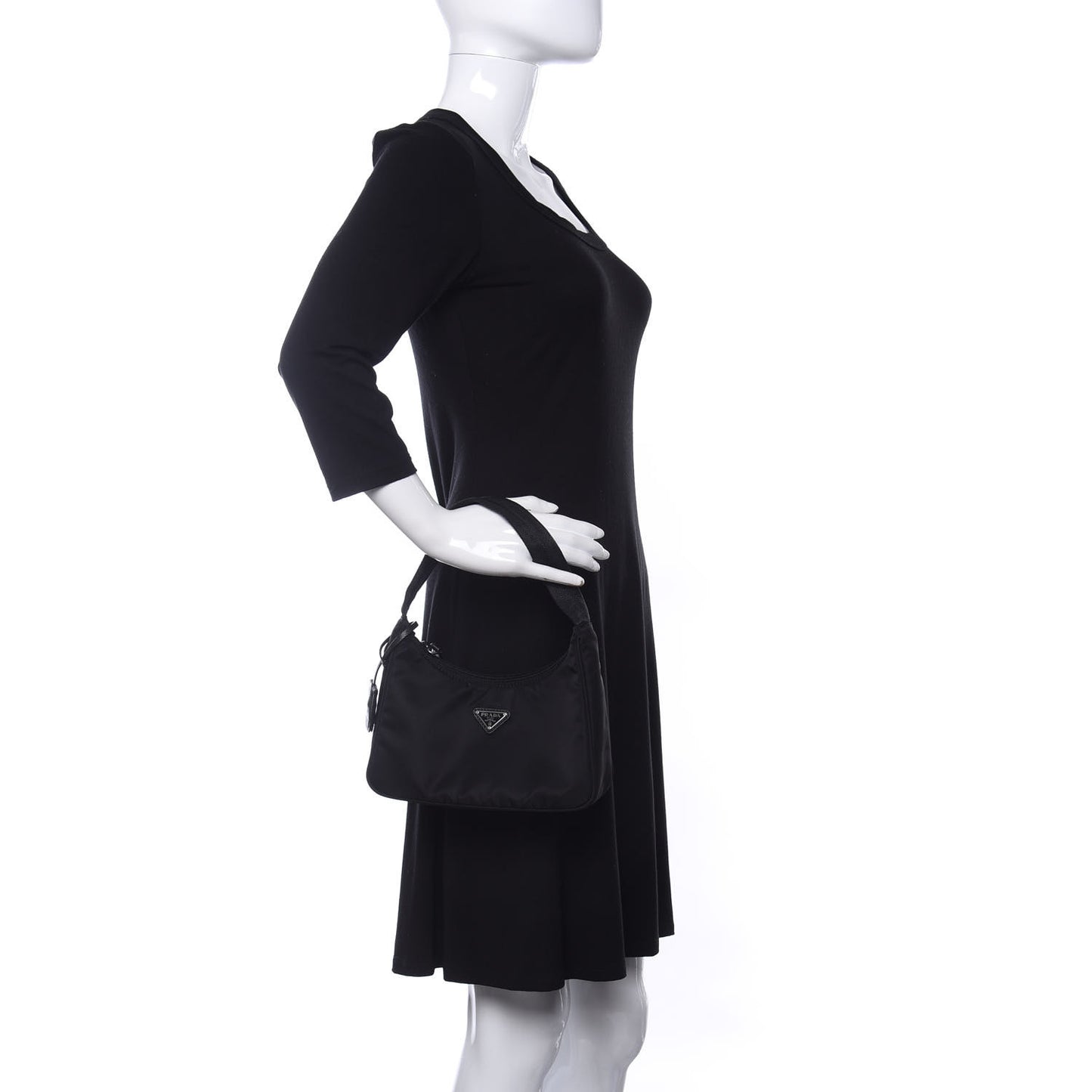Tessuto Nylon Mini Re-Edition 2000 Bag Black
