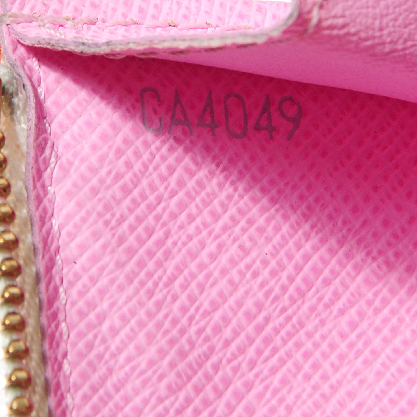 Monogram Multicolor Key Pouch White Litchi