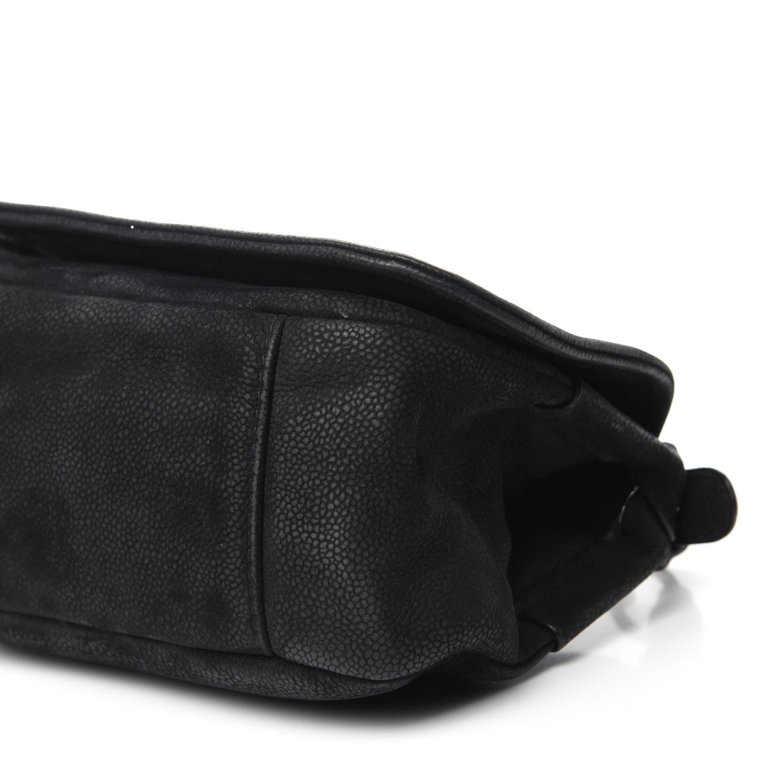 Chanel Bullskin Suede Small Highlander Messenger Flap Black 7 of 11