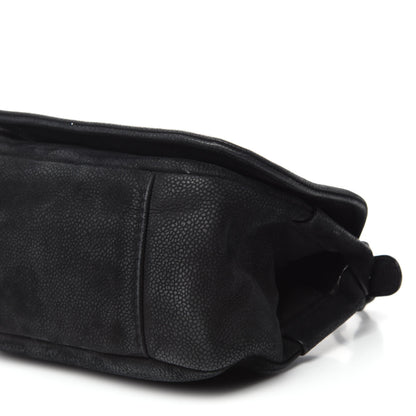 Chanel Bullskin Suede Small Highlander Messenger Flap Black 7 of 11