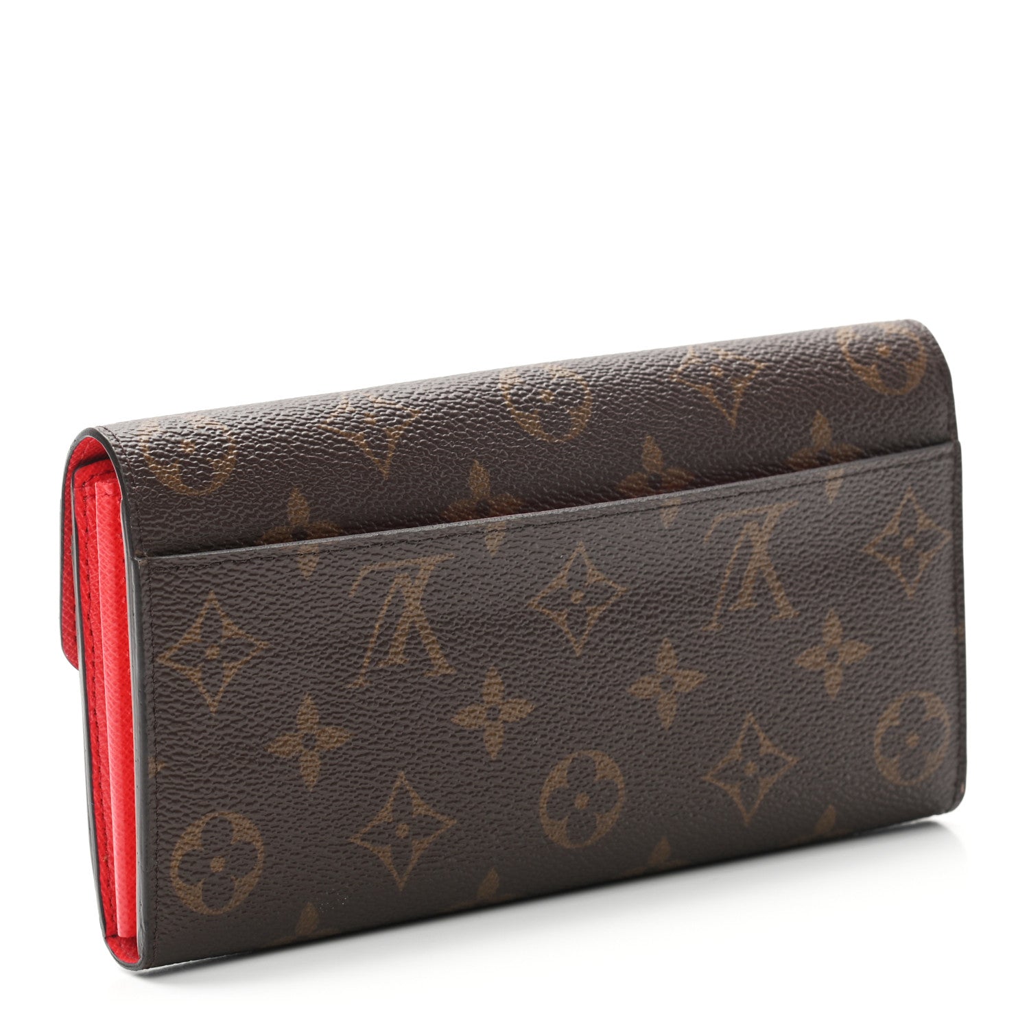 Louis Vuitton Monogram Sarah Wallet NM Coquelicot 3 of 7