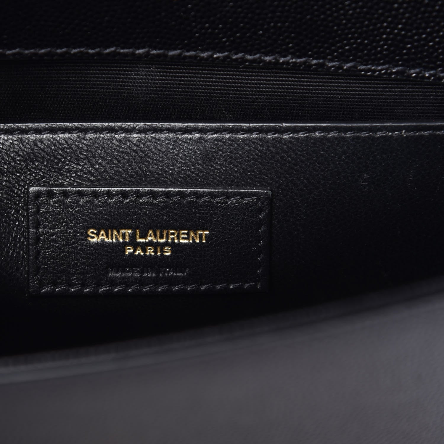 Saint Laurent Grain De Poudre Small Monogram Kate Satchel Black 6 of 8
