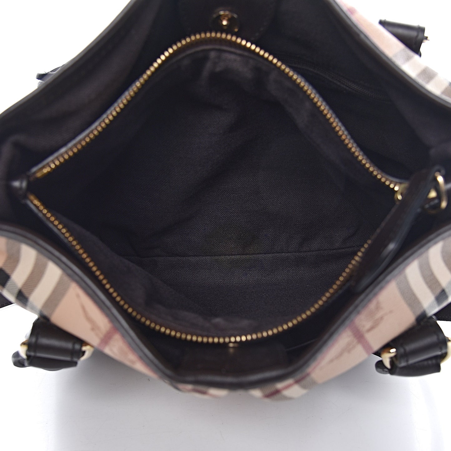 Haymarket Check Small Northfield Tote Chocolate