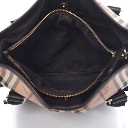 Burberry Haymarket Check Small Northfield Tote Chocolate 7 of 24