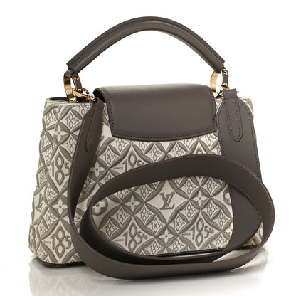Louis Vuitton Calfskin Since 1854 Embroidered Capucines BB Ecru Taupe 3 of 11