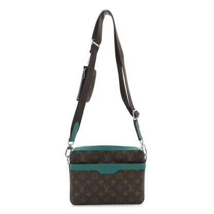 Louis Vuitton Monogram Macassar Trio Messenger Borneo Green 1 of 10