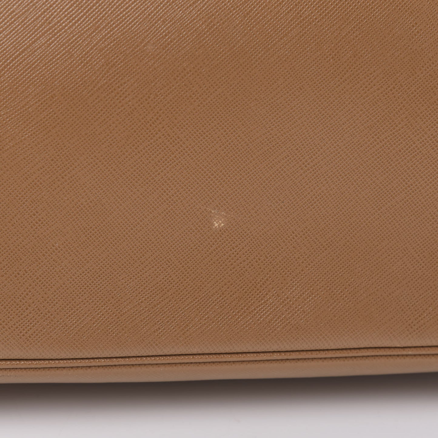 Saffiano Large Galleria Double Zip Tote Caramel