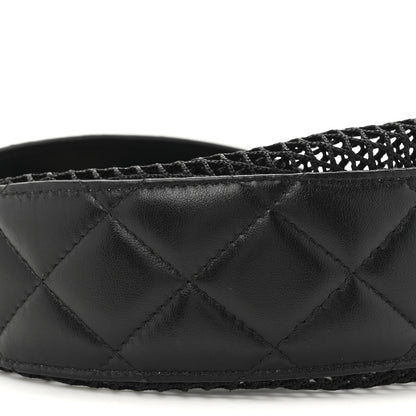 Chanel Mesh Shiny Lambskin Chain Hobo Black 11 of 11