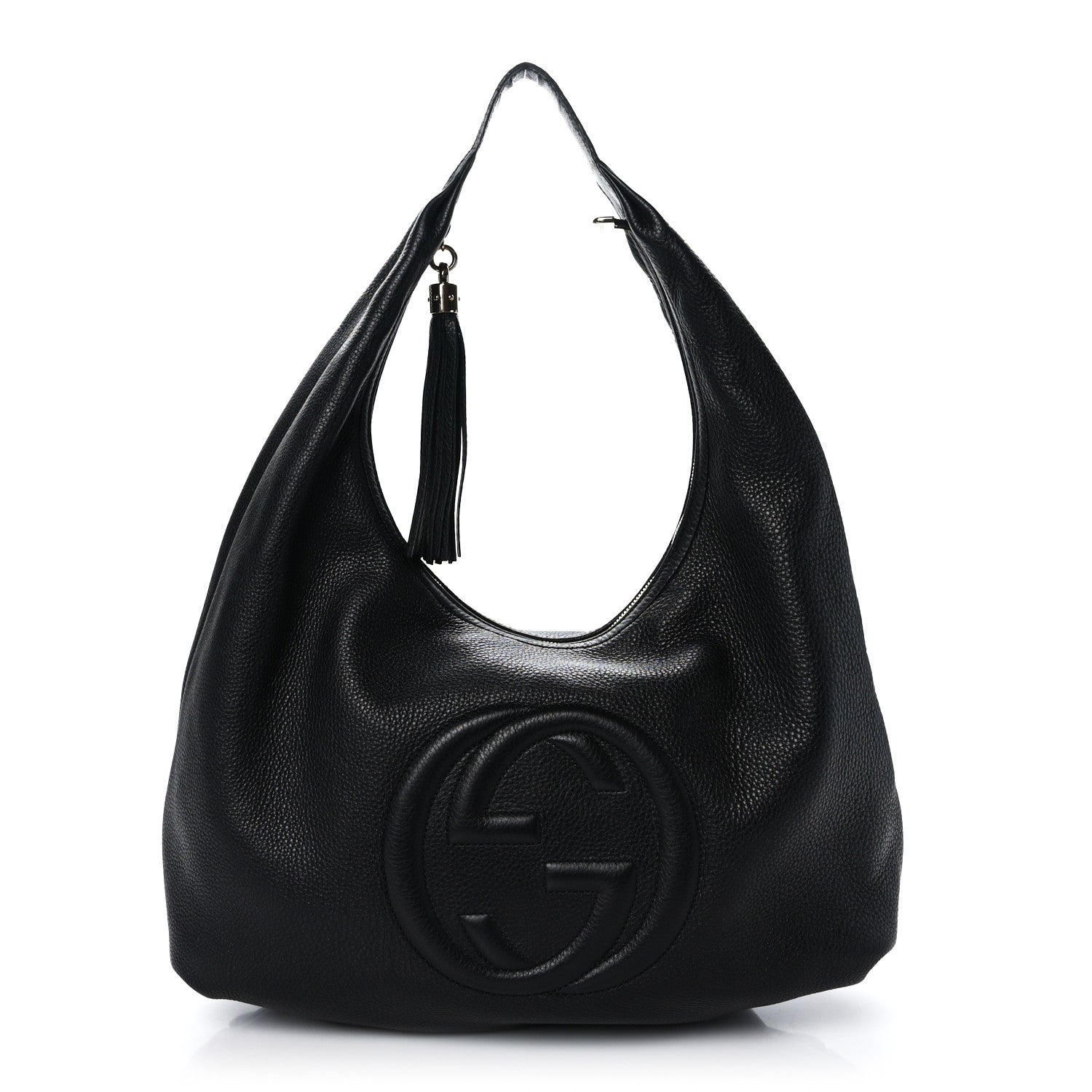Gucci Pebbled Calfskin Soho Hobo Black 1 of 10