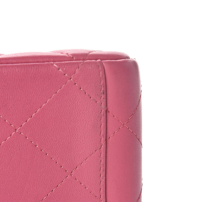 Chanel Lambskin Quilted Maxi Double Flap Dark Pink 19 of 19
