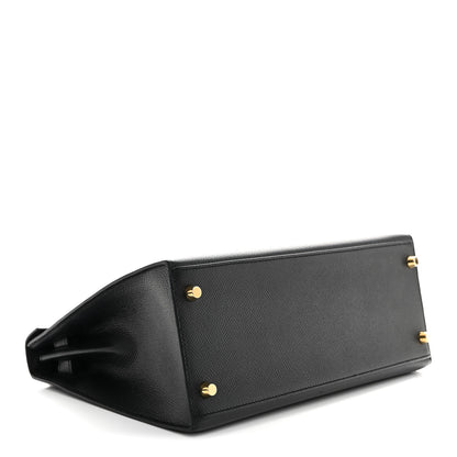 Hermes Epsom Kelly Sellier 28 Black 4 of 12
