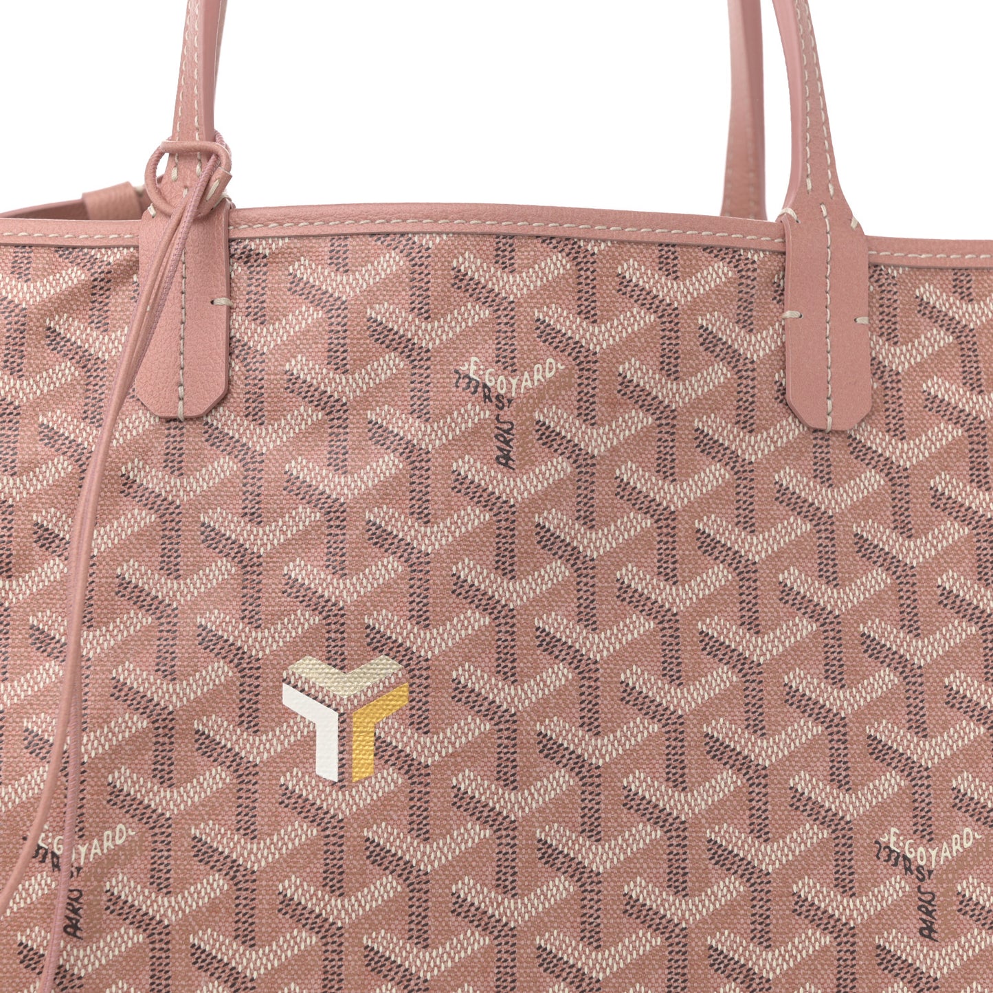 Iridescent Goyardine Saint Louis PM Pearly Coral