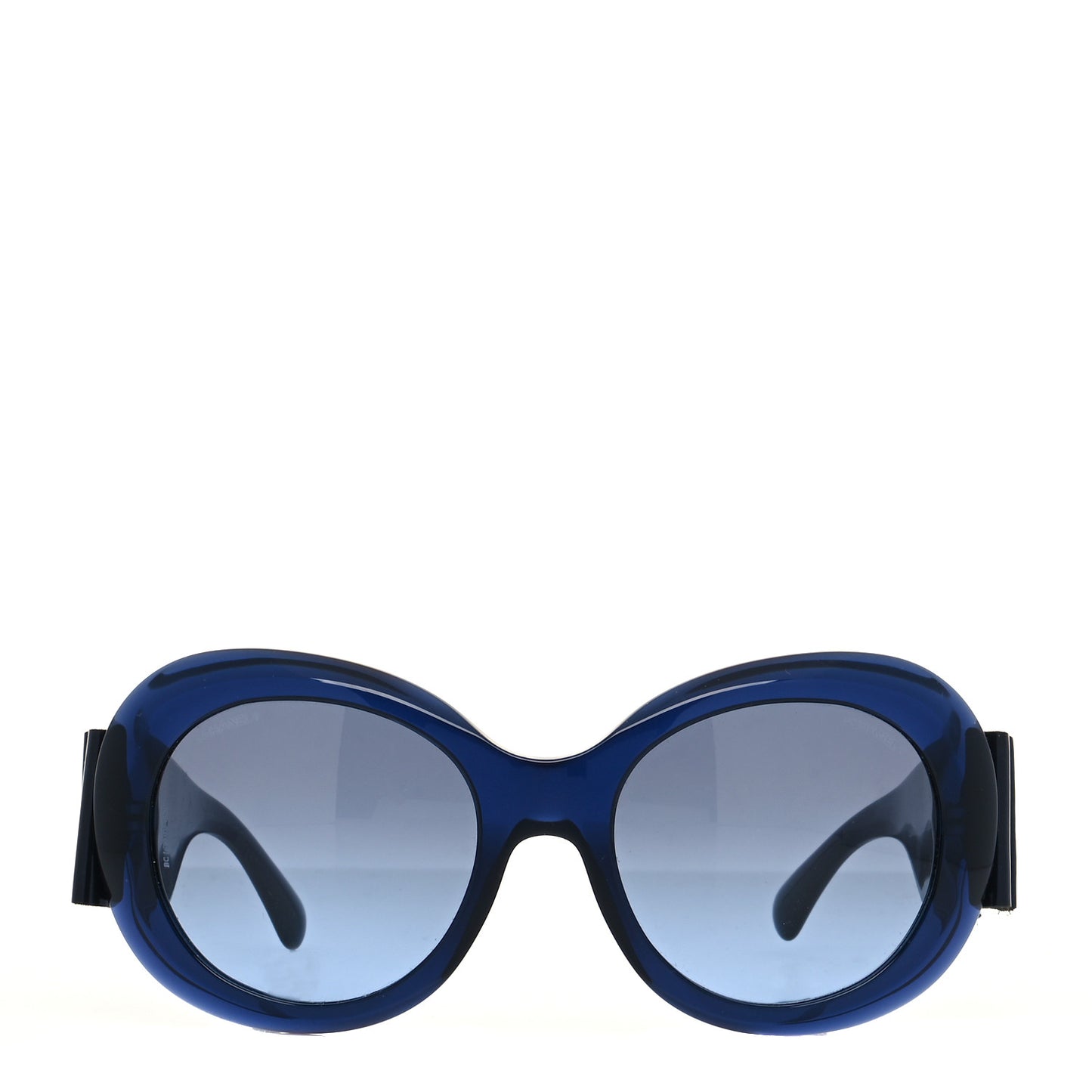 Acetate Patent CC Bow Sunglasses 5282-Q Blue