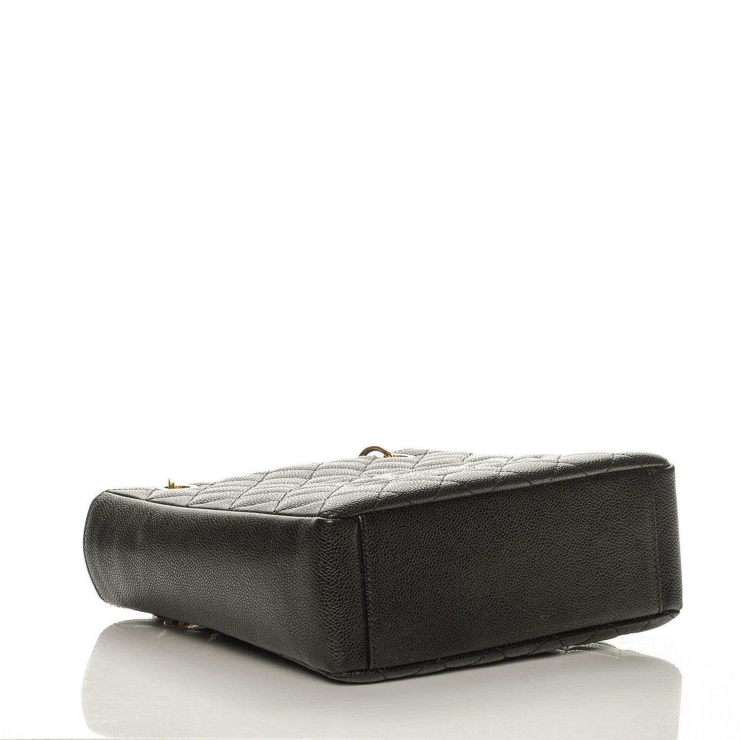 Chanel Caviar Quilted Petit Shopping Tote PST Black 4 of 8