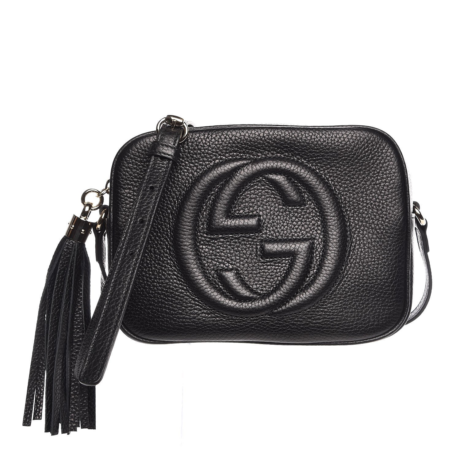 Gucci Pebbled Calfskin Small Soho Disco Bag Black 1 of 7