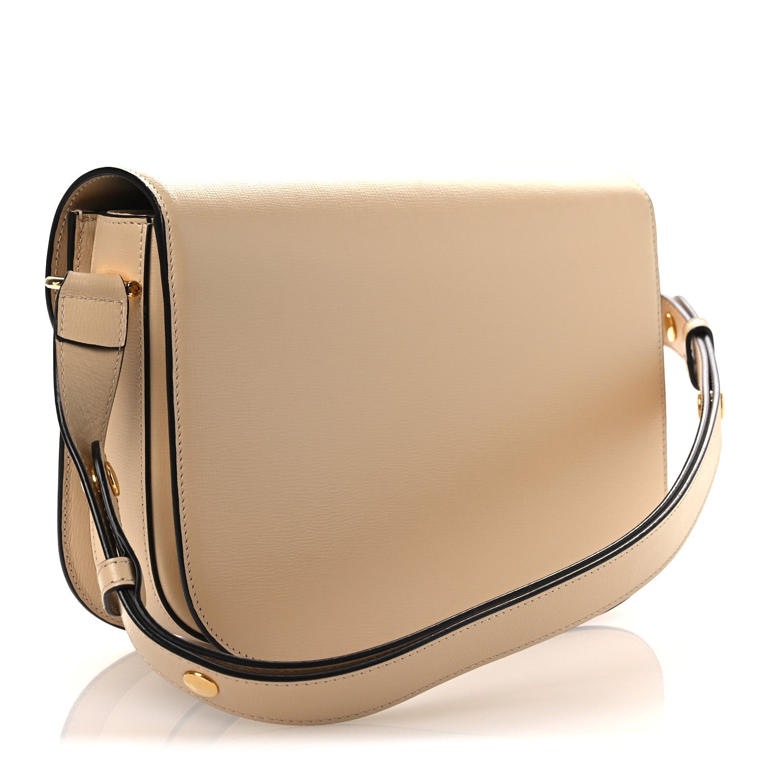 Gucci Azalea Calfskin Horsebit 1955 Shoulder Bag Bubble Tea 3 of 10