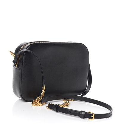 Saint Laurent Grain De Poudre Medium Classic Monogram Camera Bag Black 3 of 9
