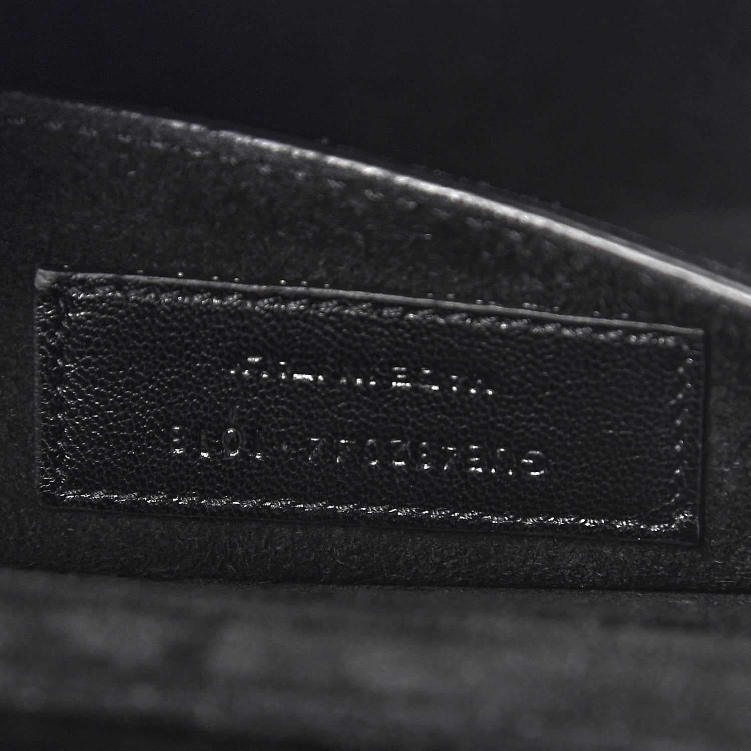 Saint Laurent Calfskin Crocodile Embossed Medium Bellechasse Satchel Black 8 of 11