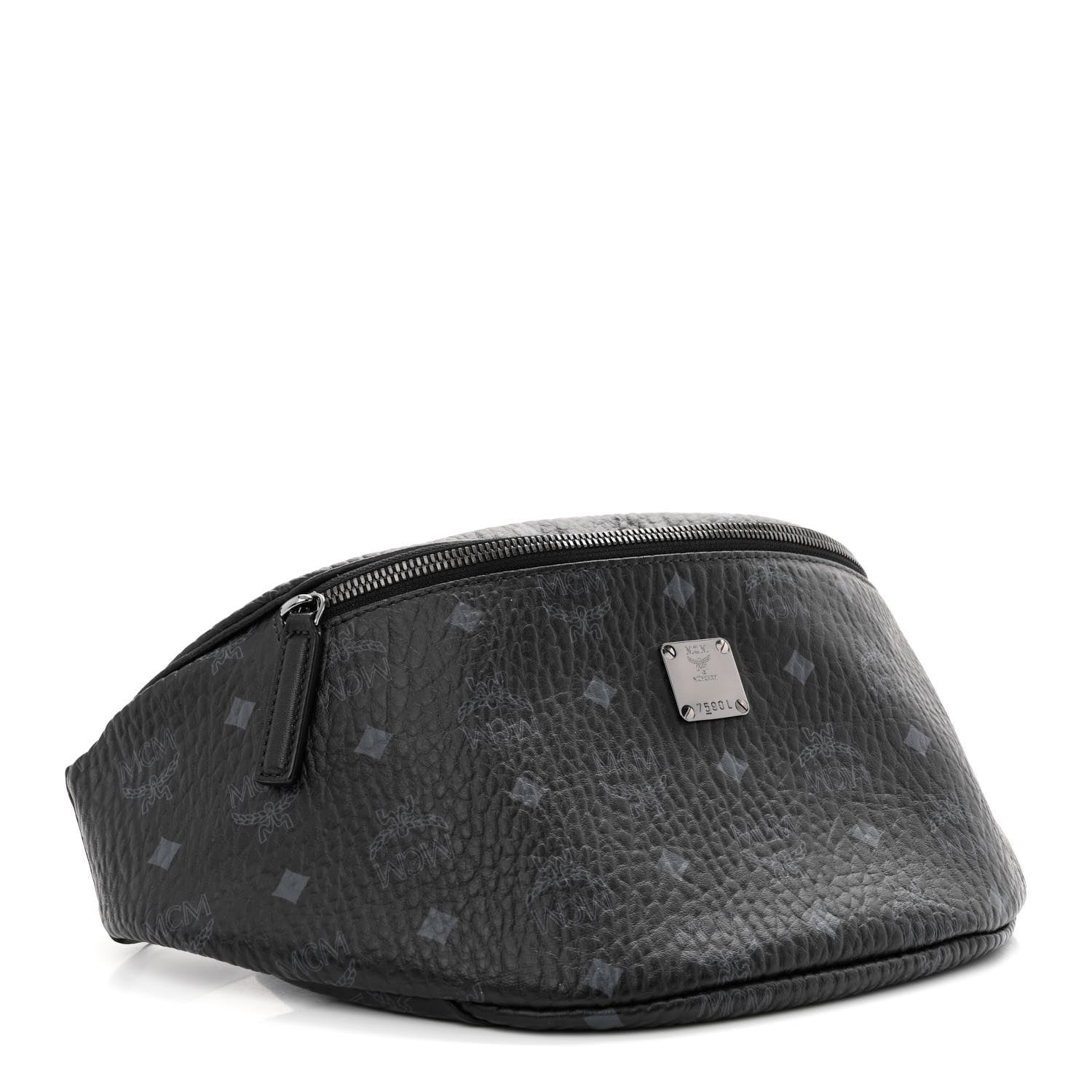 MCM Visetos Stark Belt Bag Black 4 of 11