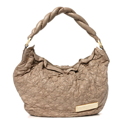 Louis Vuitton Lambskin Olympe Nimbus GM Ecru 1 of 9
