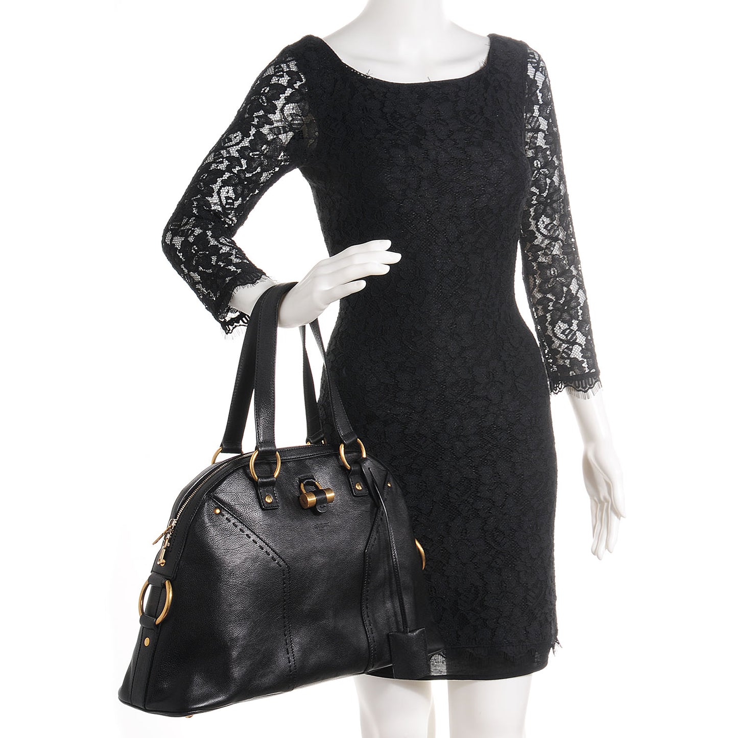 Calfskin Large Muse Black
