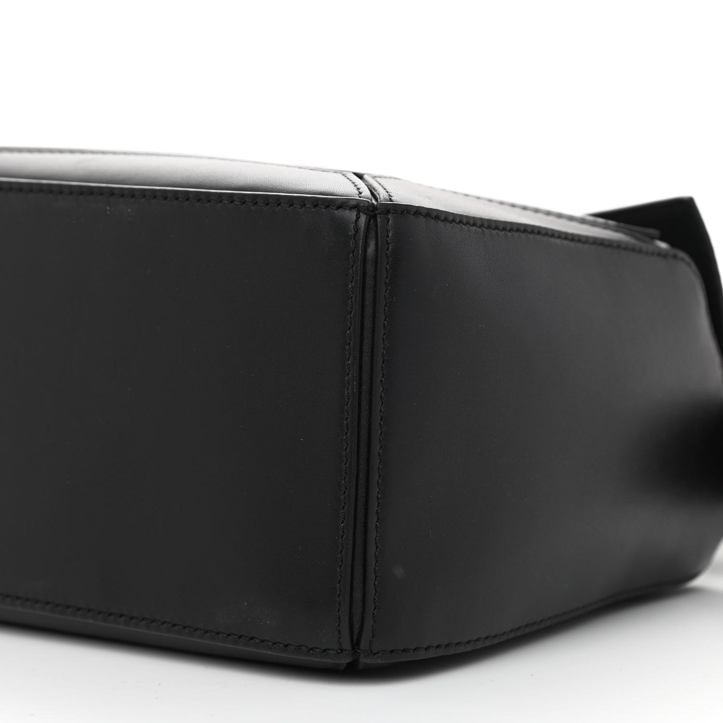 Satin Calfskin Small Puzzle Bag Black