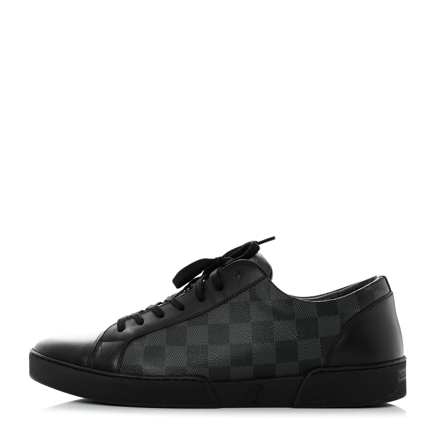Louis Vuitton Calfskin Damier Graphite Match Up Sneakers 10 1 of 9