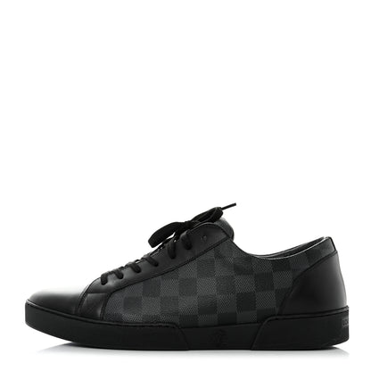 Louis Vuitton Calfskin Damier Graphite Match Up Sneakers 10 1 of 9