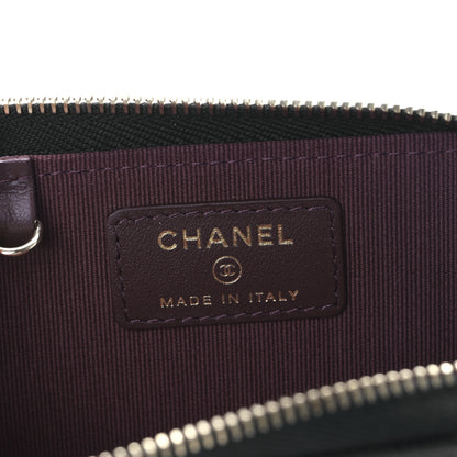 Chanel Caviar Quilted Zipped Key Holder Case Black 6 of 9