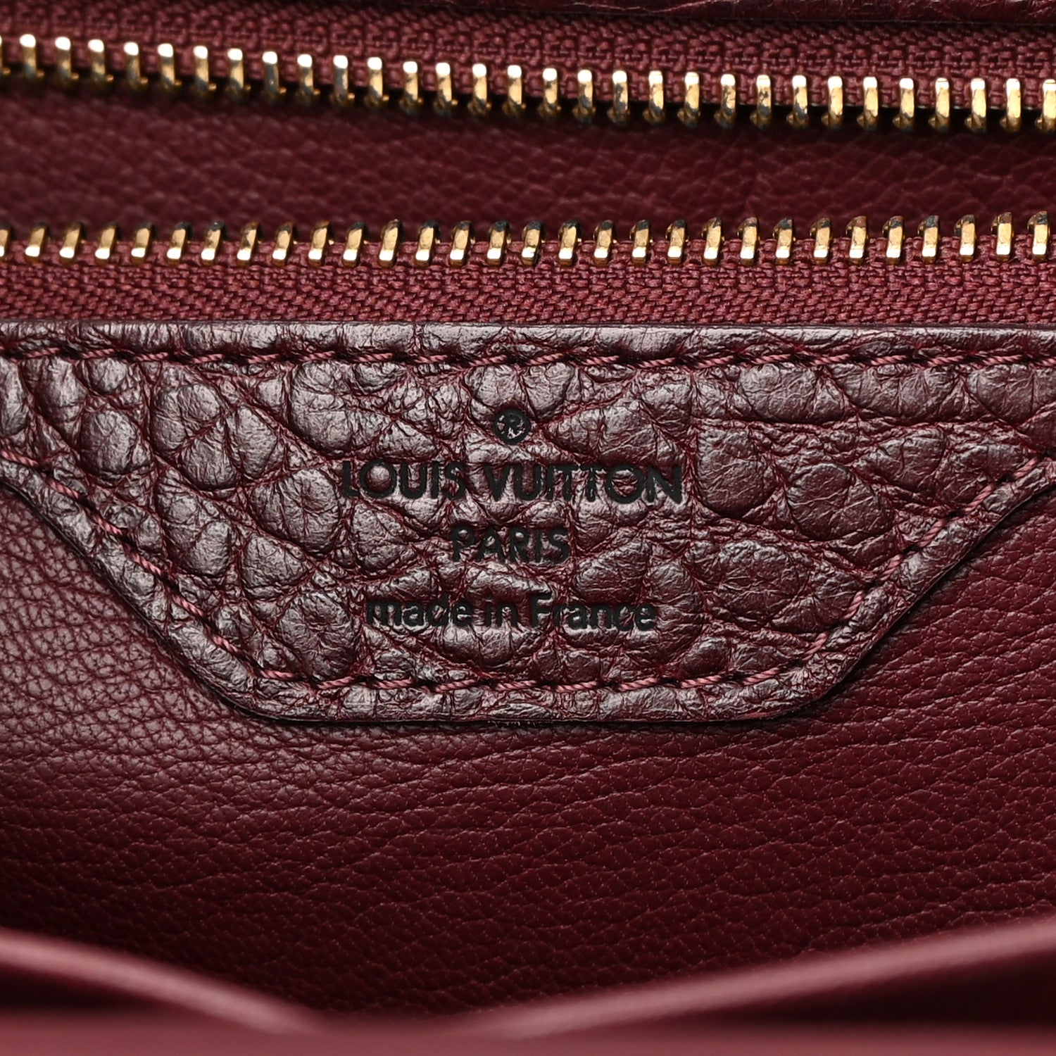 Louis Vuitton Ostrich Lizard Majestueux Tote MM Bordeaux 6 of 13