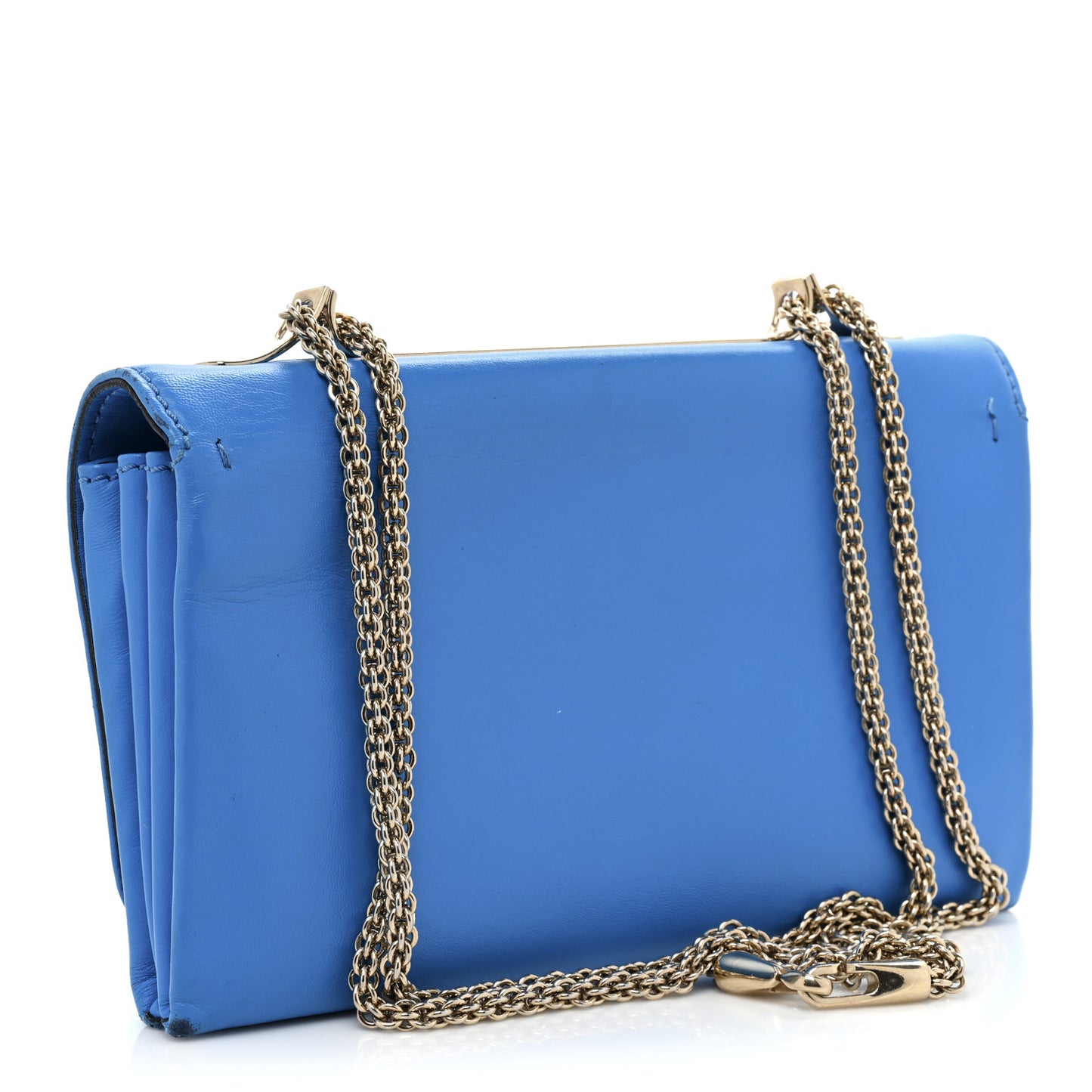 Nappa Va Va Voom Shoulder Bag Blue Fluo