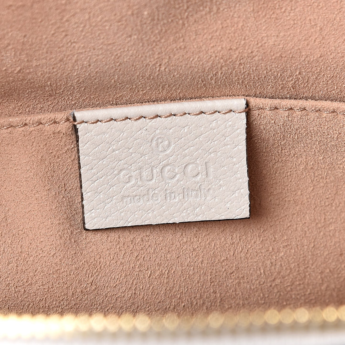 Suede Calfskin GG Web Small Ophidia Dome Shoulder Bag Burro New Mystic White