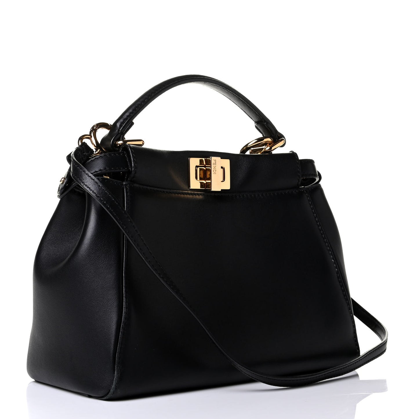Nappa Mini Peekaboo Iconic Satchel Black