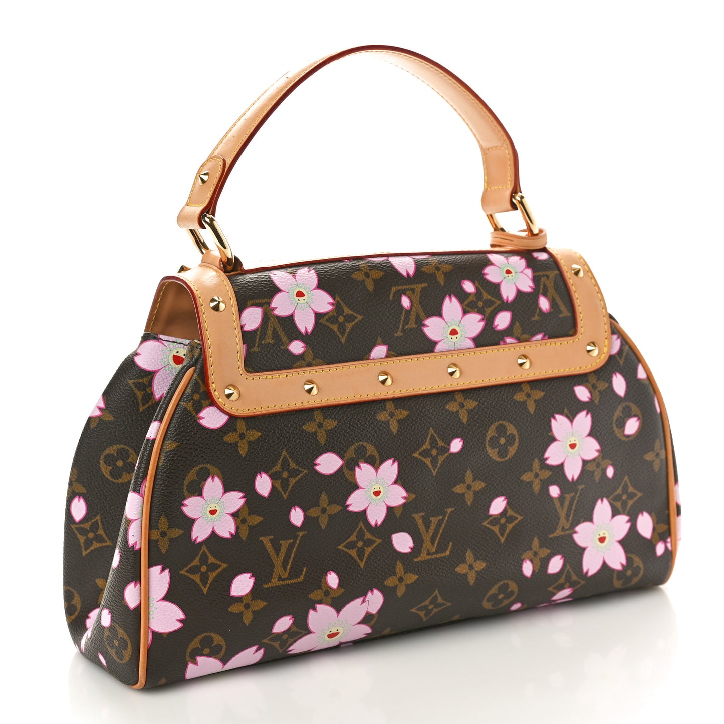Monogram Cherry Blossom Sac Retro Bag Brown