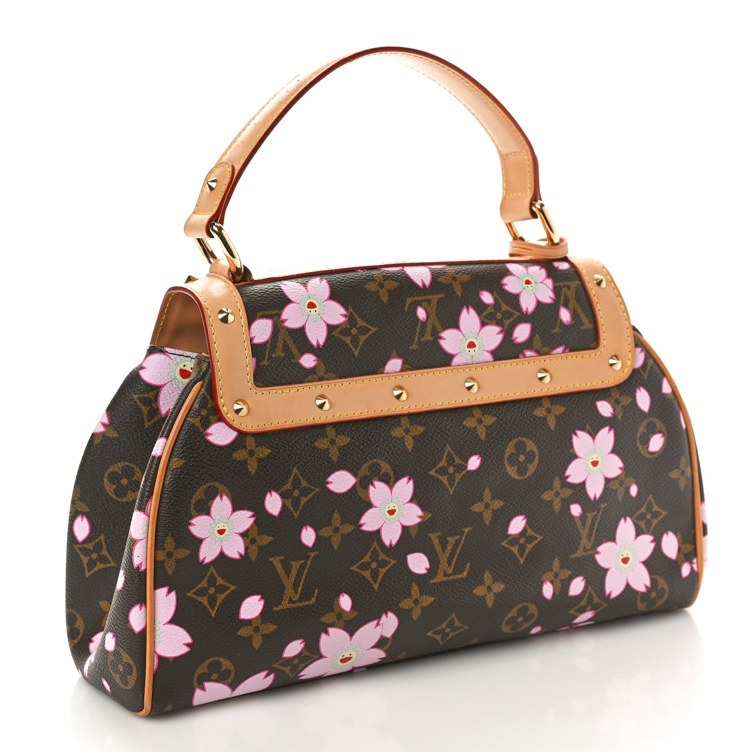 Louis Vuitton Monogram Cherry Blossom Sac Retro Bag Brown 3 of 11