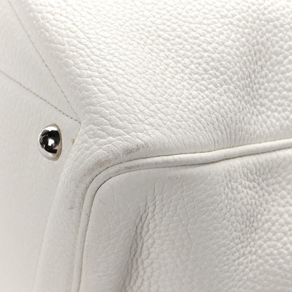 Hermes Taurillon Clemence Victoria II 35 White 12 of 13
