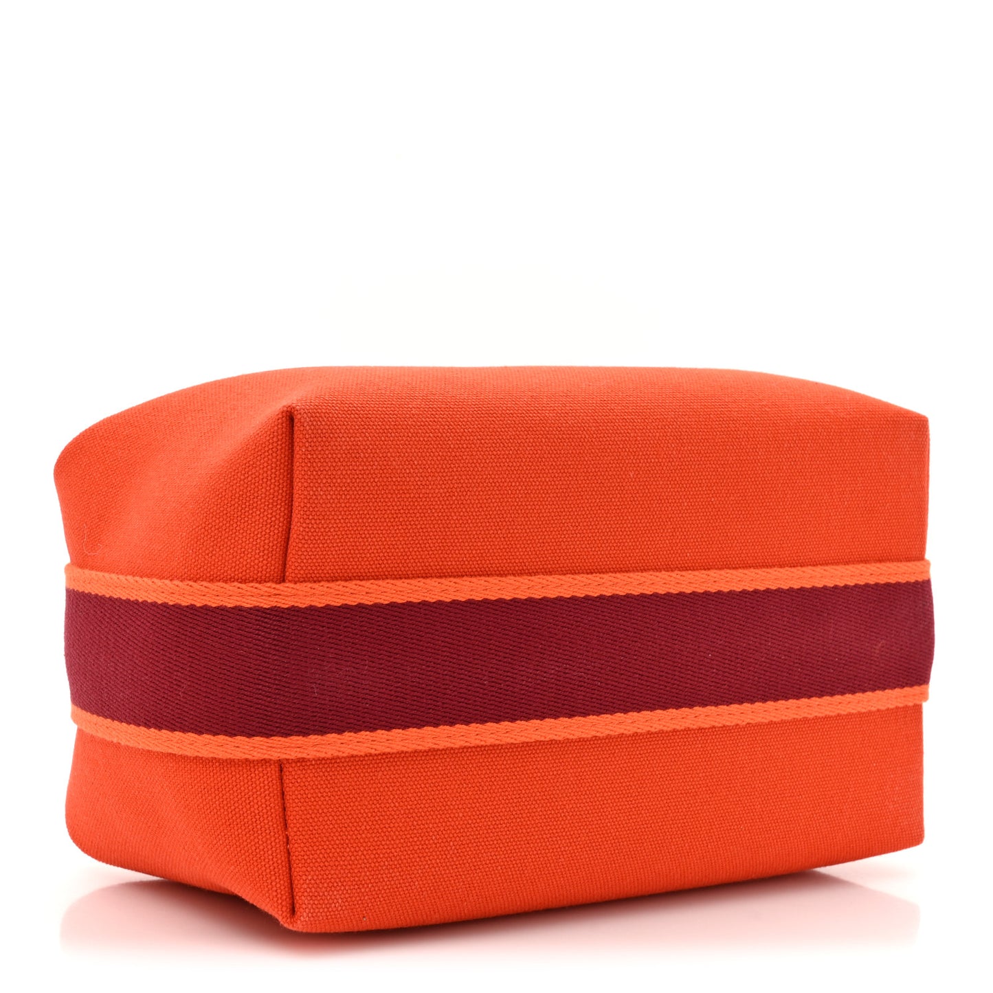 Canvas Small Bride-A-Brac Pouch Orange Burgundy