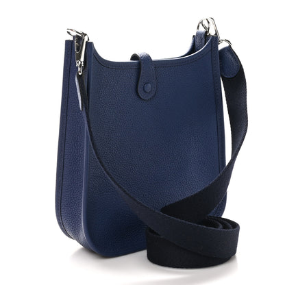 Hermes Taurillon Maurice Amazone Evelyne TPM Blue Saphir Blue Indigo 3 of 11