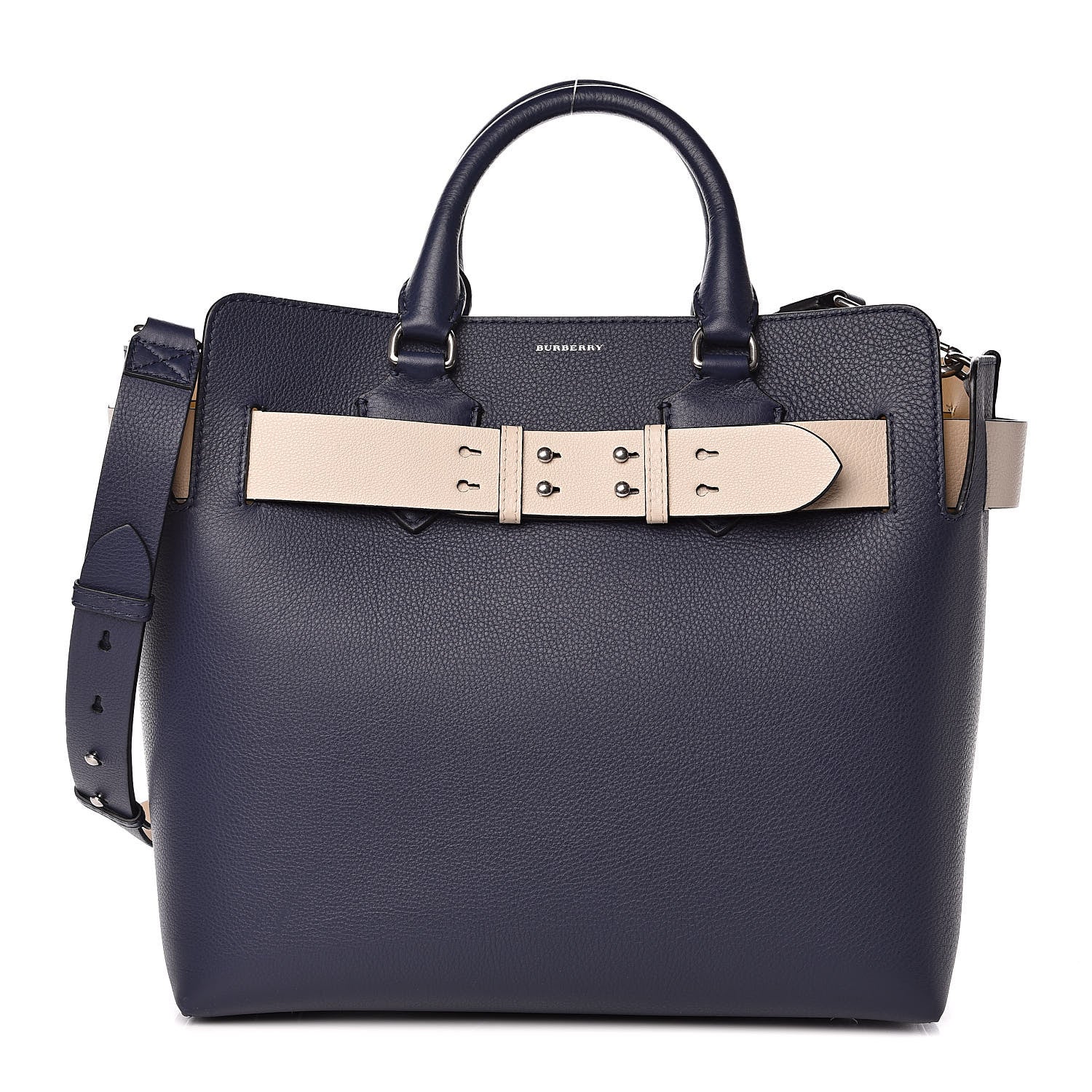 Burberry Soft Grain Calfskin Medium Belt Bag Regency Blue 1 of 13