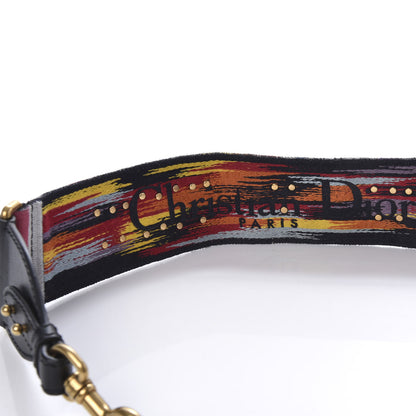Christian Dior Canvas Embroidered Studded Rainbow J’Adior Shoulder Strap 3 of 5