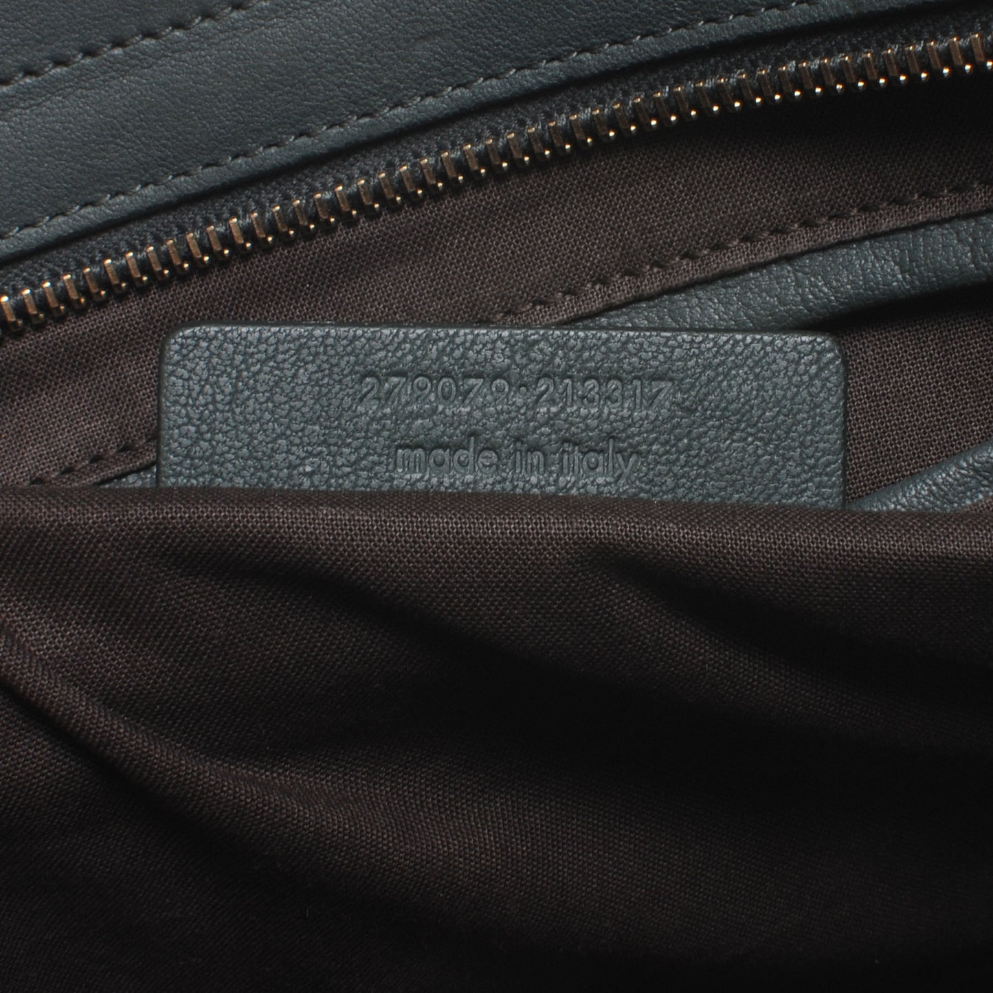 Leather Medium Cabas Chyc Thyme