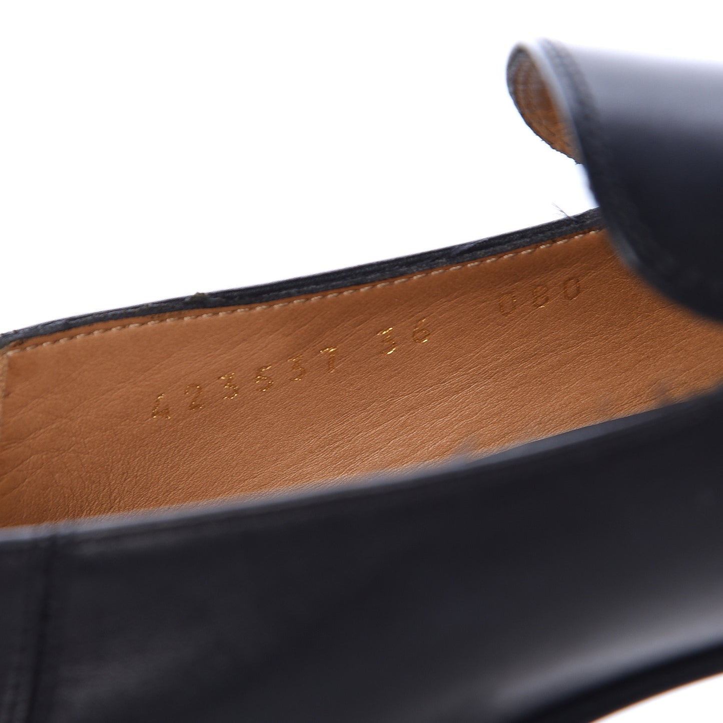 Calfskin Web Womens Peyton Loafers 36 Black