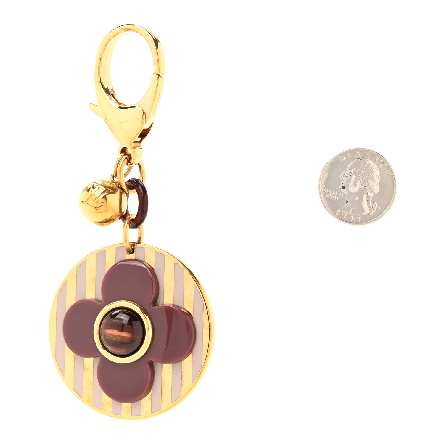 Louis Vuitton Rayures Bag Charm Purple 2 of 3