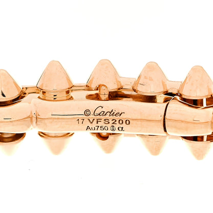 Cartier 18K Pink Gold Medium Clash De Cartier Bracelet 17 4 of 5