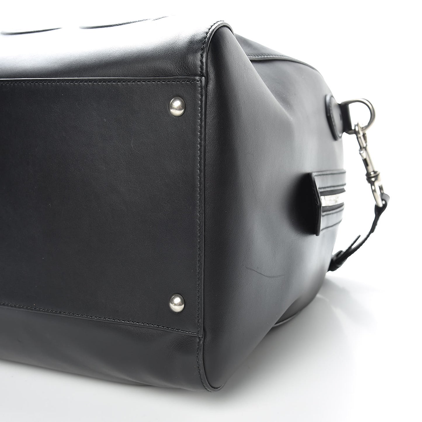 Calfskin GucciGhost Real Duffle Black Yellow